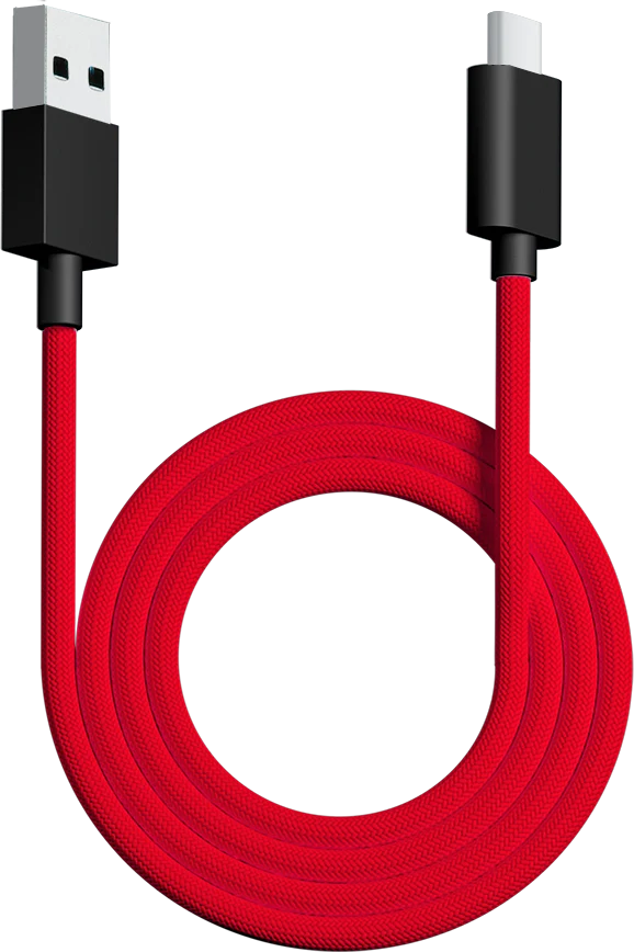USB C Paracord Cable Charging Flexible Wired Cord usb a to c - Image 3