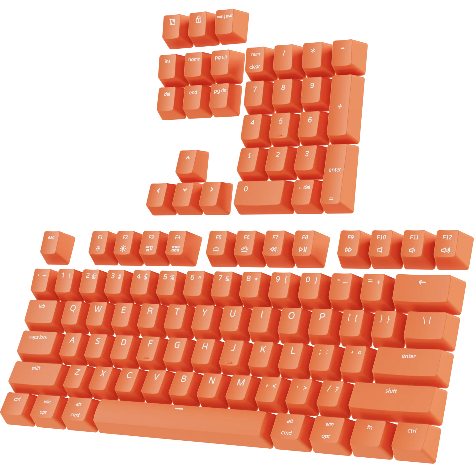 Ultra Custom Full Keycap Set - Double Shot PBT Shine Through - Image 11