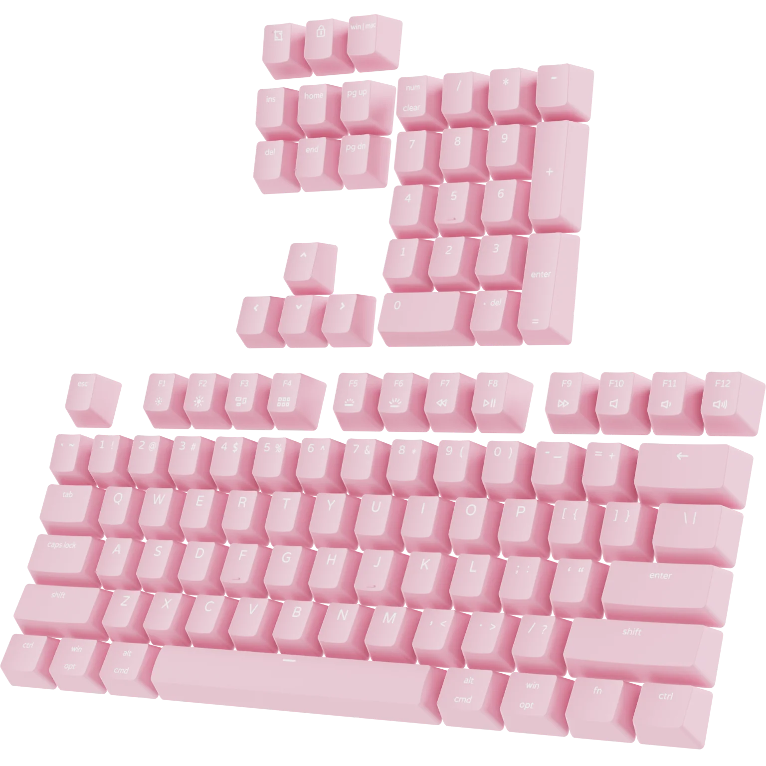 Ultra Custom Full Keycap Set - Double Shot PBT Shine Through - Image 12