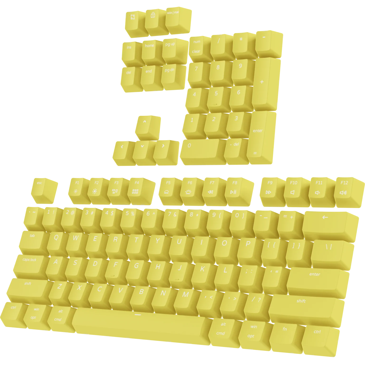 Ultra Custom Full Keycap Set - Double Shot PBT Shine Through - Image 28