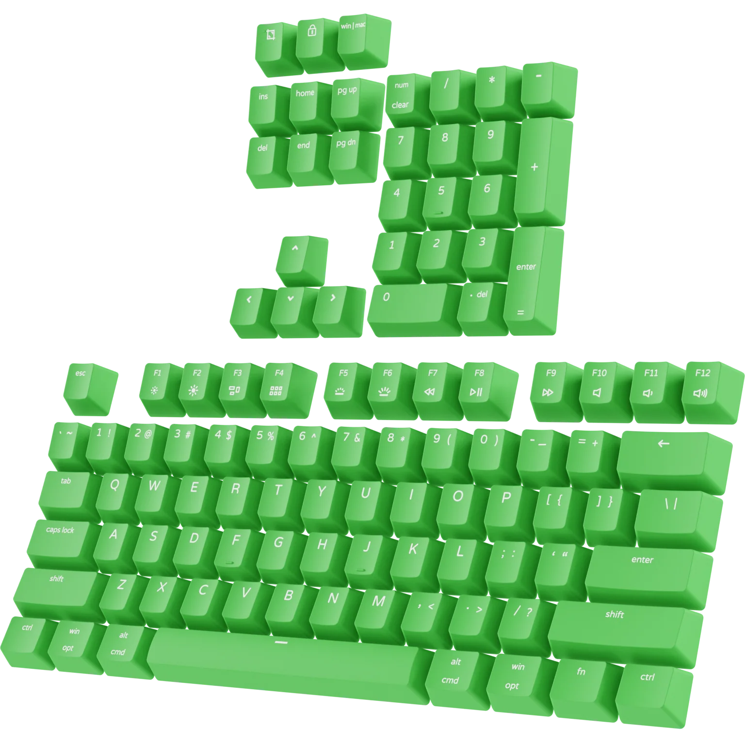 Ultra Custom Full Keycap Set - Double Shot PBT Shine Through - Image 9